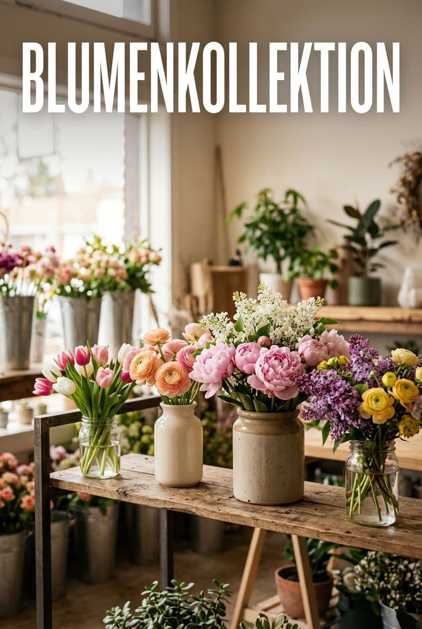 Neue Saisonkollektion eingetroffen! Frühlingsblumen in wunderschönen Pastelltönen...