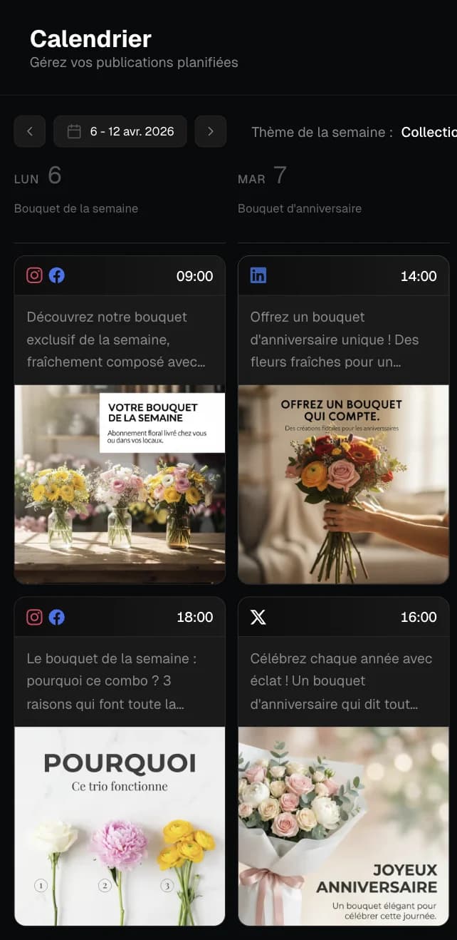 ReadyToPost Calendar Preview