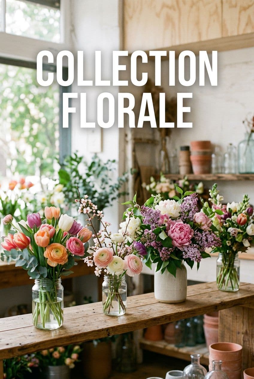 Nouvelle collection saisonnière arrivée ! Fleurs de printemps aux tons pastel...