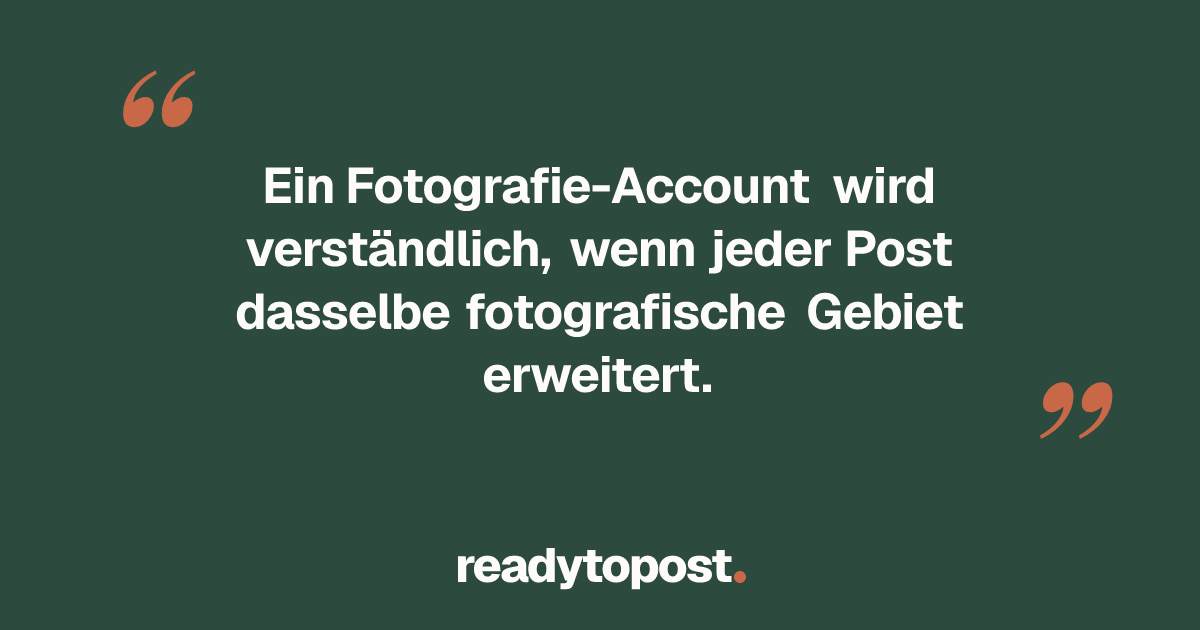 Als Fotograf auf Instagram wachsen