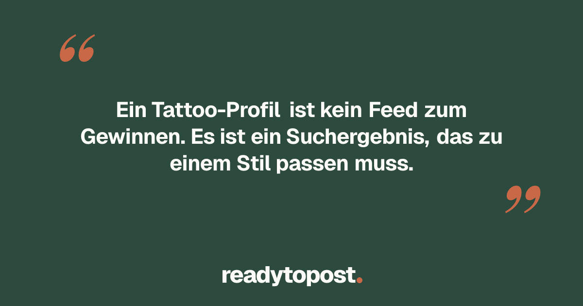Als Tätowierer auf Instagram wachsen