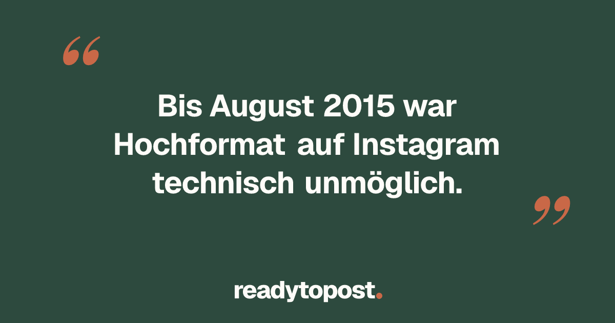 Instagram-Post-Format: vom Quadrat zu 4:5