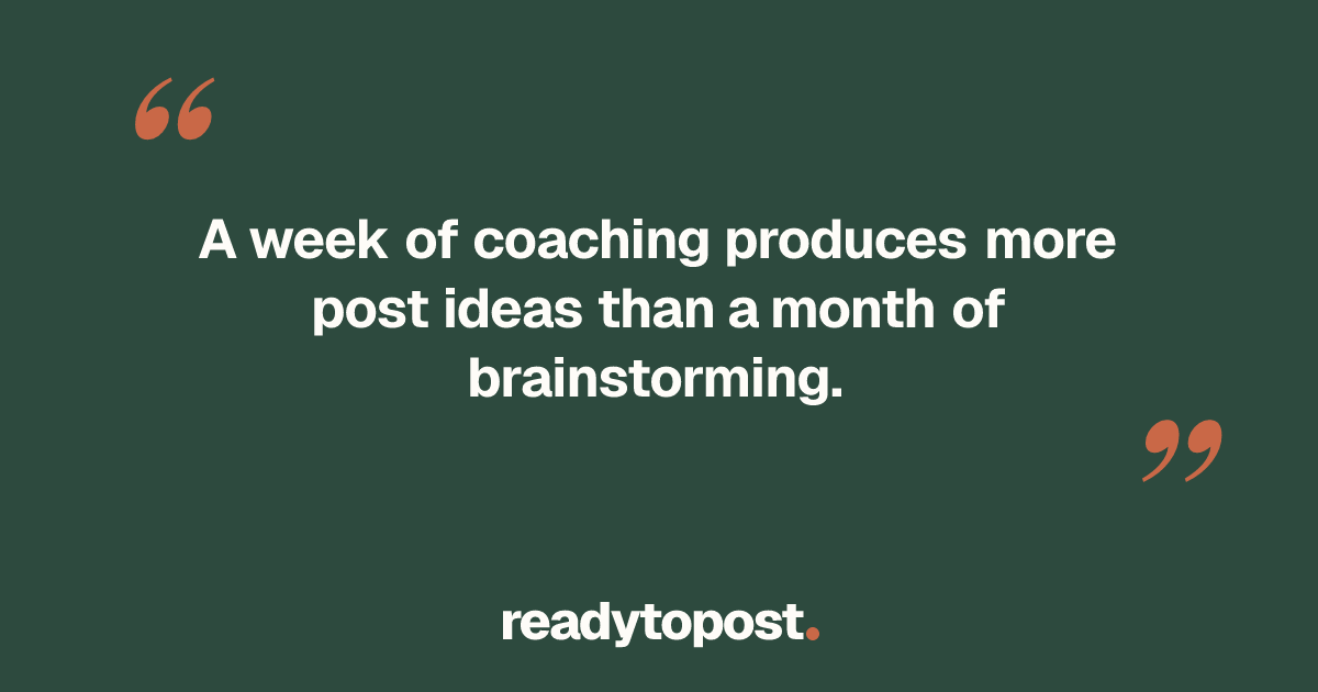 Content ideas for fitness coaches: a system