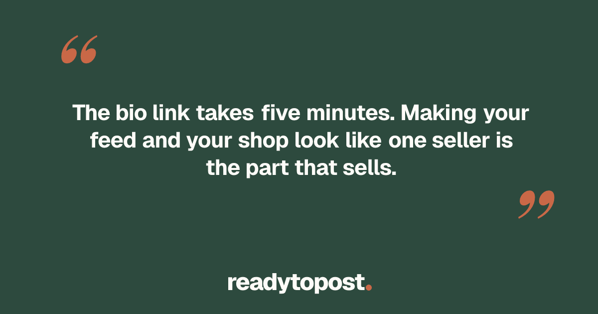 How to link your Etsy shop to Instagram