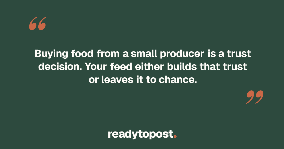 How to Sell Food Products on Instagram