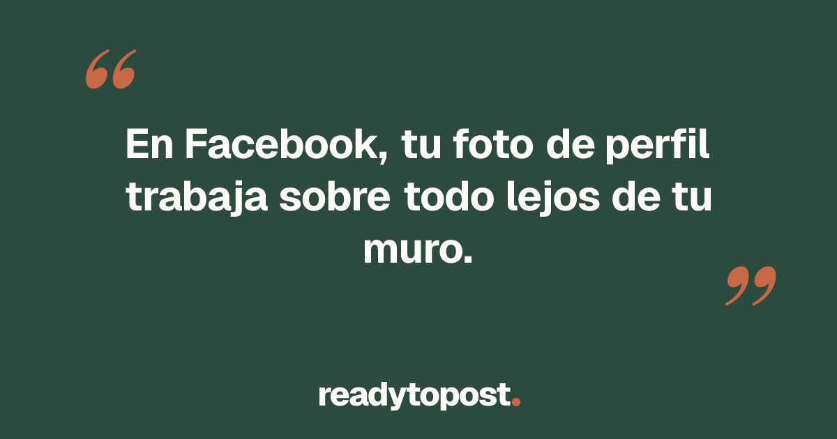 Foto de perfil para Facebook: quién la ve
