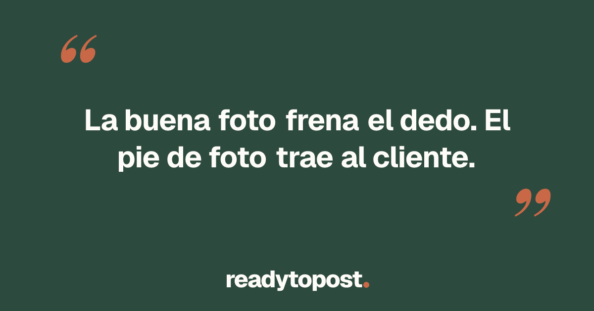 Ideas de contenido Instagram: negocio de comida