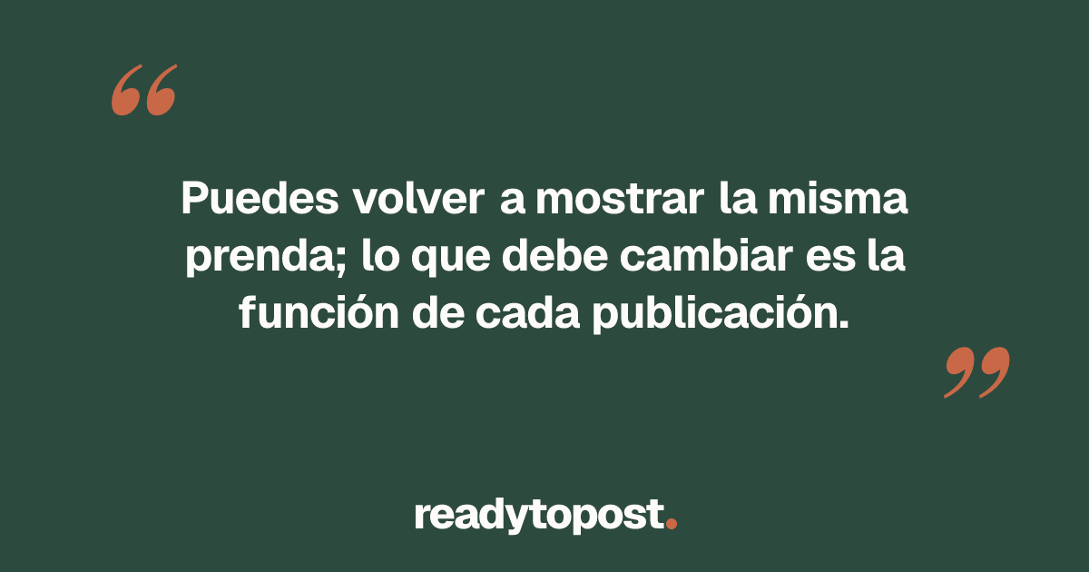 Ideas de Instagram para marcas de ropa