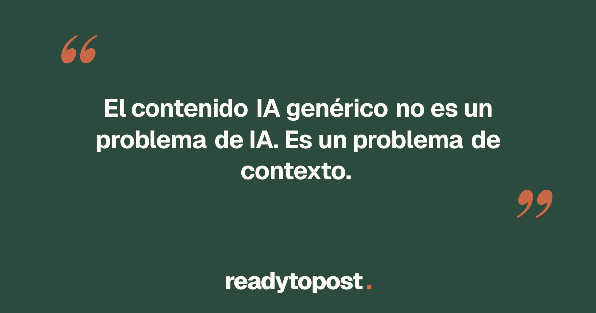 Lo que le das a la IA lo cambia todo