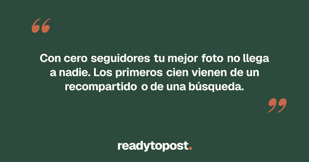 Primeros seguidores en Instagram siendo fotógrafo