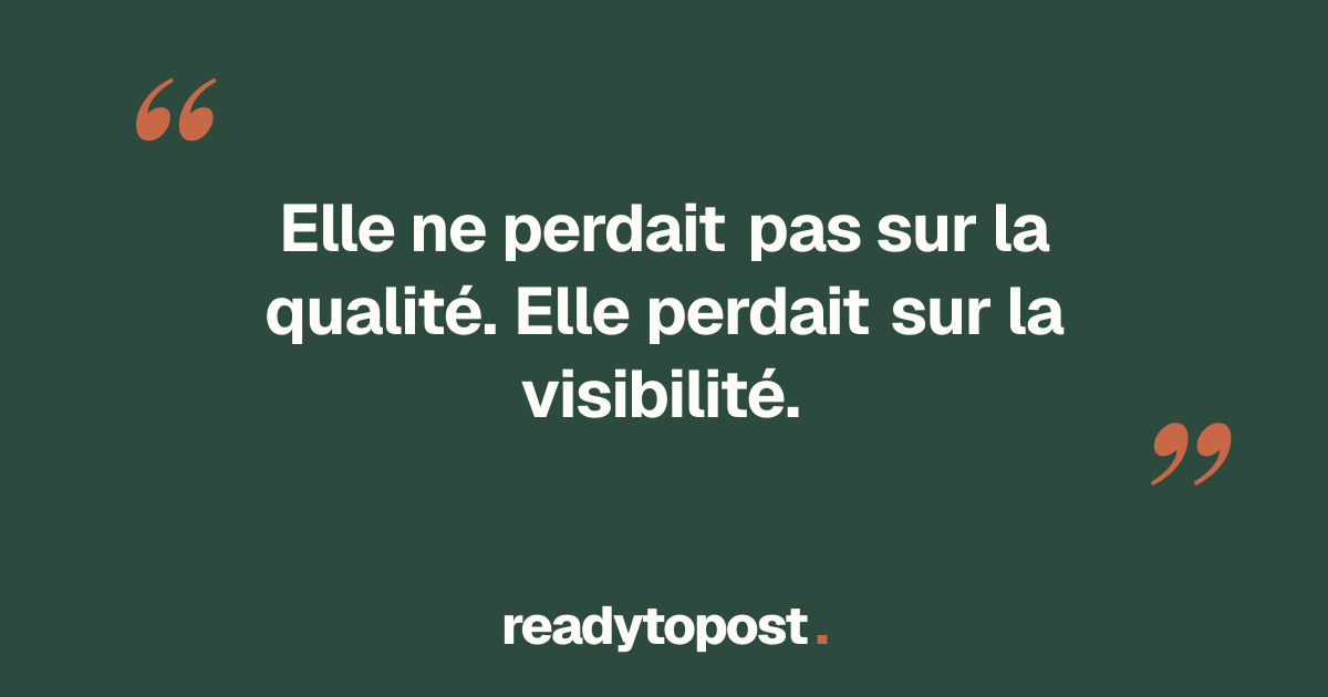La designer dont le travail méritait un public
