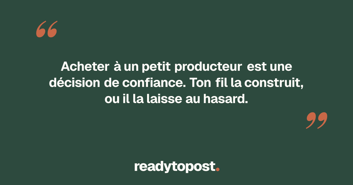 Vendre ses produits alimentaires sur Instagram