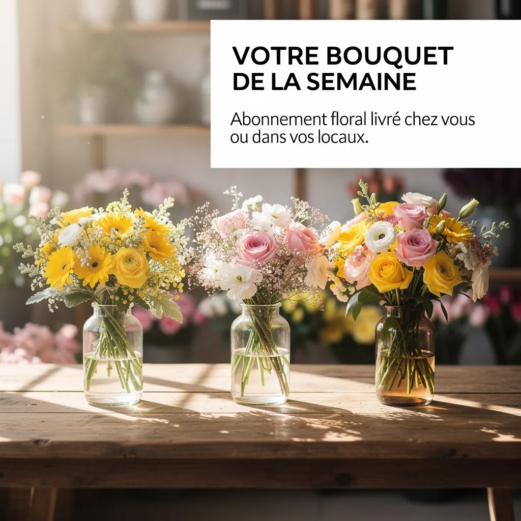 Découvrez notre bouquet exclusif de la semaine, fraîchement composé avec des fleurs de saison...